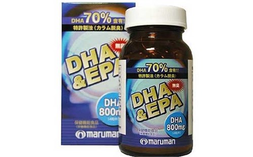 Viên uống bổ não DHA & EPA Maruman Nhật Bản - Hộp 120 viên